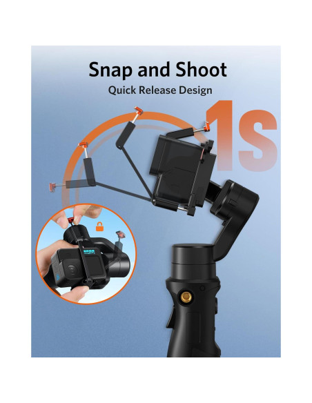 Estabilizador de Cardán 3 Ejes Hohem iSteady Pro4 para GoPro Estabilizador de Cardán 3 Ejes Hohem iSteady Pro4 para GoPro