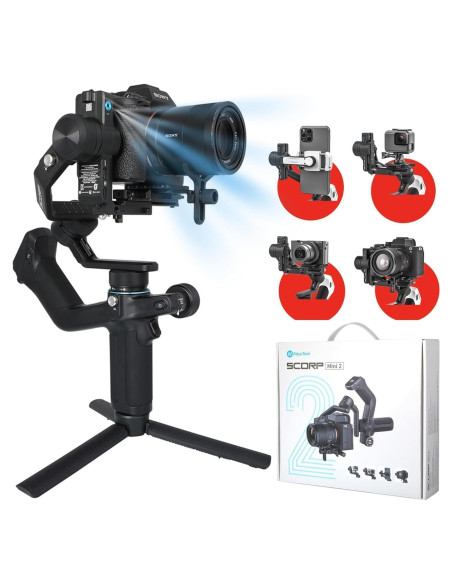 Estabilizador de cámara FeiyuTech SCORP Mini 2 1.2kg AI Estabilizador de cámara FeiyuTech SCORP Mini 2 1.2kg AI