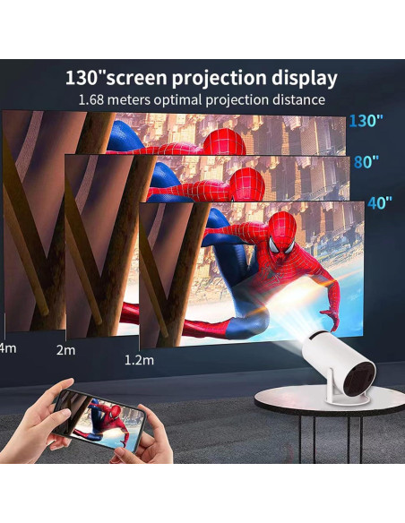 Proyector Mini Limimart LMT-30 4K 40-130'' WiFi Bluetooth Proyector Mini Limimart LMT-30 4K 40-130'' WiFi Bluetooth