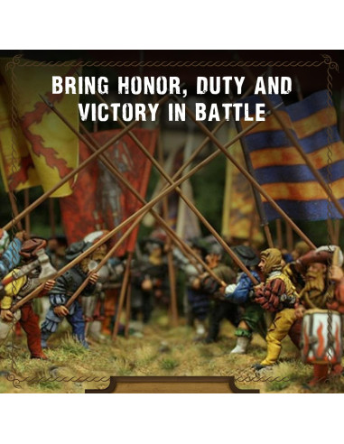 Ejército Inicial Landsknecht Warlord 144 Miniaturas 28mm