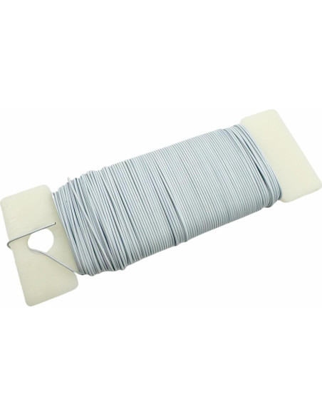 Alambre Floral Blanco 22 Gauge LUFOX - 2 Rollos 76 Yardas Alambre Floral Blanco 22 Gauge LUFOX - 2 Rollos 76 Yardas