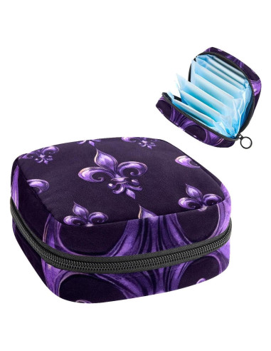 Bolsa de Almacenamiento Menstrual Fleur De Lis 17x12 cm