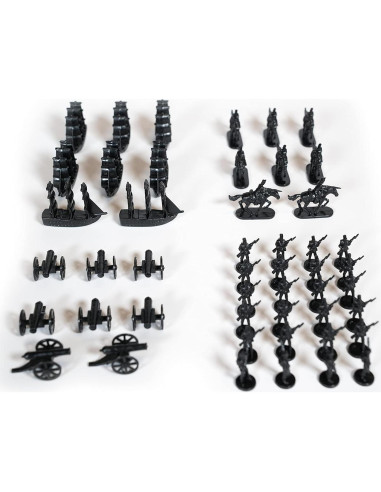 Miniaturas Militares Napoleónicas y Guerra Civil - Morrison Games - 48 Piezas
