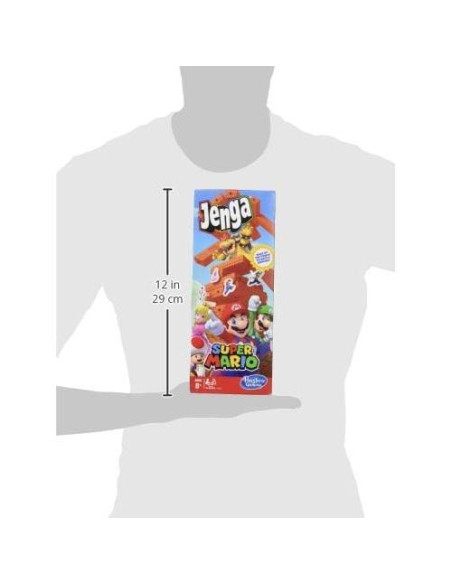 Jenga Super Mario Hasbro | Juego de Apilamiento 8+ Jenga Super Mario Hasbro | Juego de Apilamiento 8+