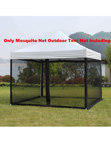 Red de Mosquito PROHIKER para Gazebo 3,05 x 1,98 m Negra