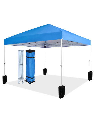 Carpa Plegable Amazon Basics 3x3m Azul para Eventos