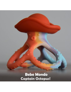 Mordedor para Bebés Pulpo Mondo 100% Silicona 0-12 Meses 2