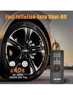 Compresor de Aire Portátil LOLSSA 25000mAh 180PSI Inalámbrico 2