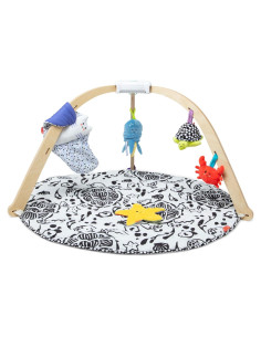 Gimnasio de Juego de Madera Melissa & Doug 5 Juguetes 0-9 Meses