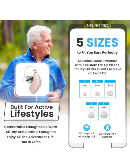 Audífonos BlaidsX Neuro RIC Recargables con Bluetooth Audífonos BlaidsX Neuro RIC Recargables con Bluetooth