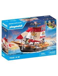 Barco Pirata Playmobil 71418 con 101 Accesorios