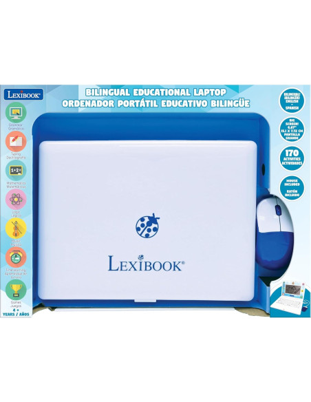 Laptop Educativa Bilingüe Lexibook JC599i2 170 Actividades Laptop Educativa Bilingüe Lexibook JC599i2 170 Actividades
