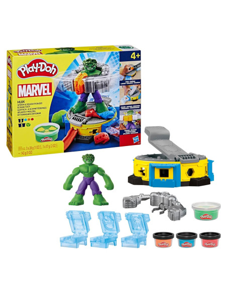 Play-Doh Marvel Hulk Smash Set de Juego con Figura 12.7 cm Play-Doh Marvel Hulk Smash Set de Juego con Figura 12.7 cm