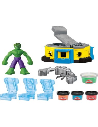 Play-Doh Marvel Hulk Smash Set de Juego con Figura 12.7 cm