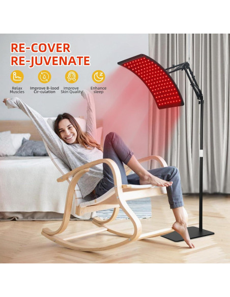Lámpara de Terapia de Luz Roja Viconor 660nm y 850nm Lámpara de Terapia de Luz Roja Viconor 660nm y 850nm