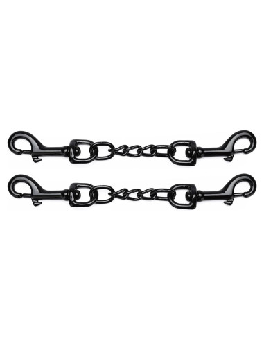 Clip de Seguridad para Collar de Perro DEYACE 20cm Negro