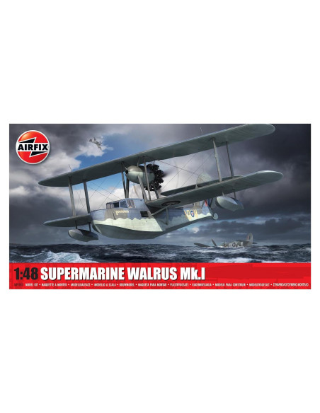 Kit de Modelo de Avión Airfix Supermarine Walrus Mk.I 1:48 Kit de Modelo de Avión Airfix Supermarine Walrus Mk.I 1:48