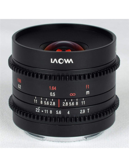 Lente Cine Laowa 9mm T2.9 Zero-D para Micro Cuatro Tercios Lente Cine Laowa 9mm T2.9 Zero-D para Micro Cuatro Tercios