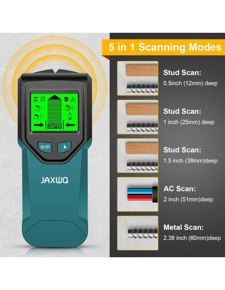 Buscador de Montantes JAXWQ TH410 - Escáner 5 en 1 LCD Buscador de Montantes JAXWQ TH410 - Escáner 5 en 1 LCD