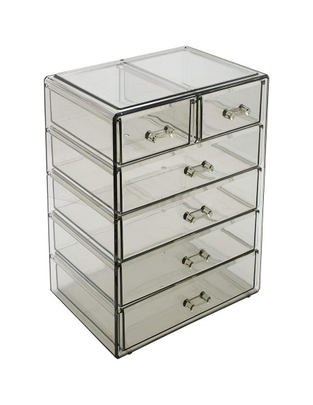 Organizador de Maquillaje Sorbus Joya Negra 6 Cajones Organizador de Maquillaje Sorbus Joya Negra 6 Cajones