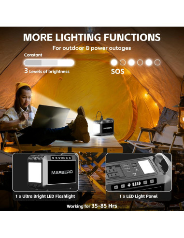 Generador Solar MARBERO M822S 148Wh con Panel 40W