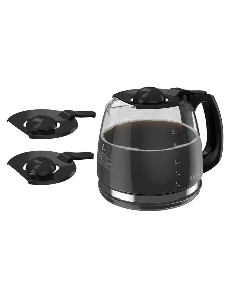 Jarra de Reemplazo BLACK+DECKER 12 Tazas Vidrio Duralife Jarra de Reemplazo BLACK+DECKER 12 Tazas Vidrio Duralife