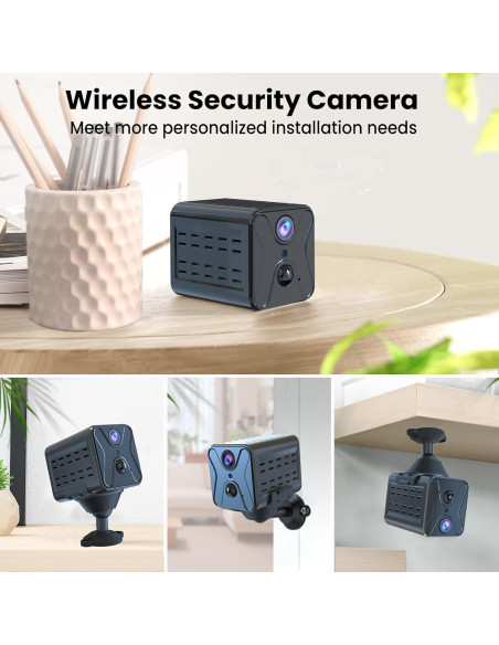 Cámara Espía Javiscam 4K WiFi con Batería de 2800mAh Cámara Espía Javiscam 4K WiFi con Batería de 2800mAh