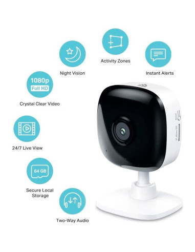 Cámara de Seguridad Kasa EC60 1080p HD con Visión Nocturna