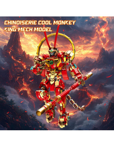 Conjunto de Construcción Robot Mech Wukong NUTCRACKER 1393 Piezas