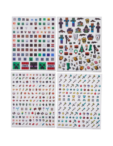 Conjunto de Arte Minecraft para Niños - 984 Piezas Creativas