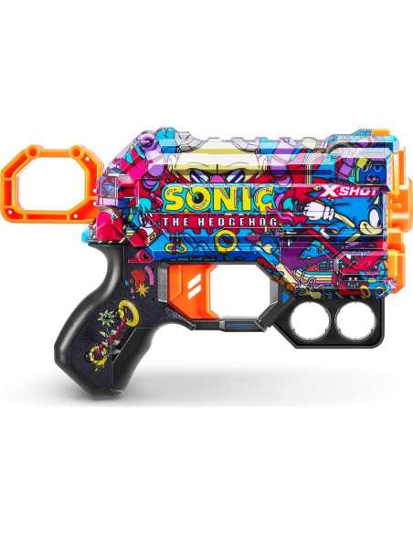 Lanzador X-Shot Skins Menace Robotnik 2 Dardos 27m Lanzador X-Shot Skins Menace Robotnik 2 Dardos 27m