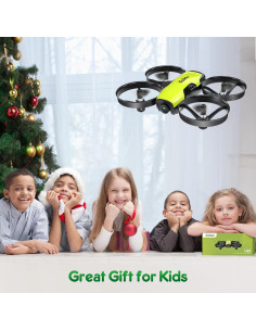 Dron Loolinn U61 para Niños con Cámara Ajustable y 3 Baterías 2