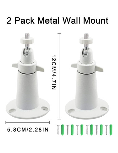 Soporte de Pared BFYTN para Cámara Arlo - 2 Piezas Ajustable
