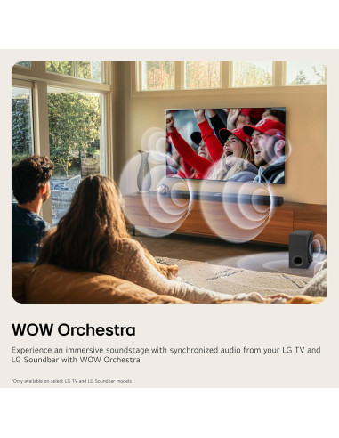 Barra de Sonido LG S60T 3.1 con Subwoofer Inalámbrico