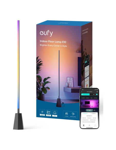 Lámpara de Piso Eufy T8L40 LED RGBWW 1700 Lúmenes Inteligente Lámpara de Piso Eufy T8L40 LED RGBWW 1700 Lúmenes Inteligente