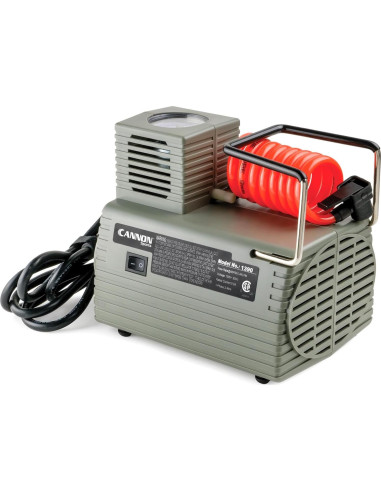 Bomba Infladora Eléctrica Cannon Sports 120V con Manómetro