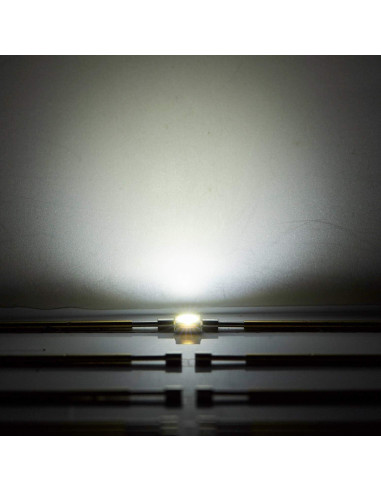 Diodos LED SMD 3528 CHANZON 100 Pcs Blancos 7-8LM