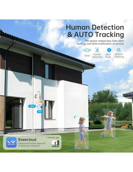 Cámara de Seguridad Bombilla WESECUU 2K WiFi 5G/2.4GHz Cámara de Seguridad Bombilla WESECUU 2K WiFi 5G/2.4GHz