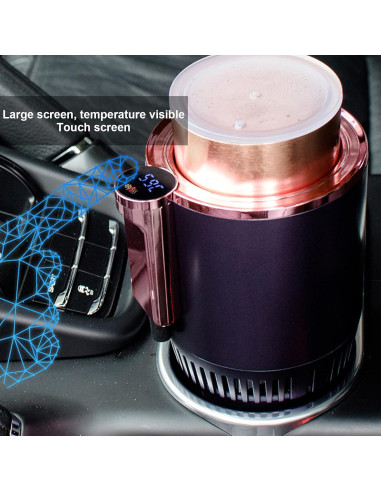 Enfriador y Calentador de Taza para Coche Airshi 16.5x11.5cm