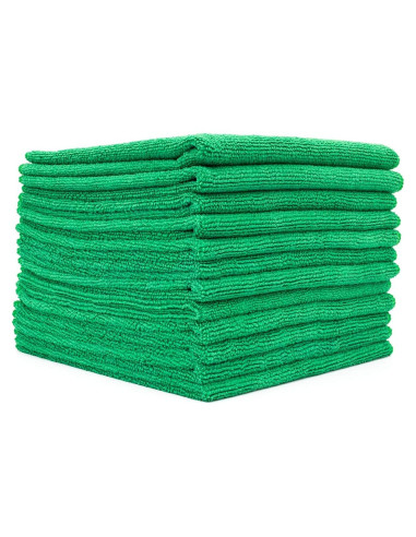 Toallas de Microfibra La Compañía Rag 30.48cm Verde 12 Unidades