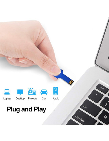 Unidad Flash USB 16GB K&ZZ Multicolor 5 Piezas