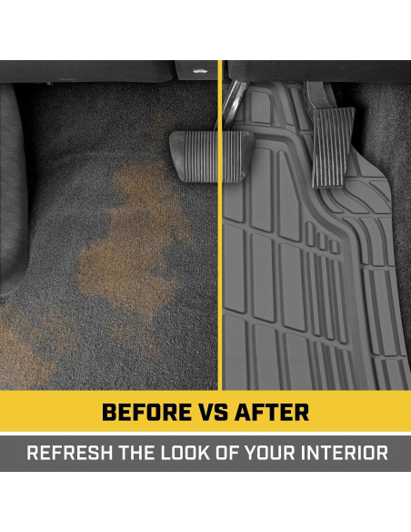 Alfombrillas de Goma CAT CAMT-1004-GR para Auto SUV Gris Alfombrillas de Goma CAT CAMT-1004-GR para Auto SUV Gris
