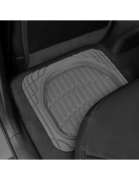 Alfombrillas de Goma CAT CAMT-1004-GR para Auto SUV Gris Alfombrillas de Goma CAT CAMT-1004-GR para Auto SUV Gris
