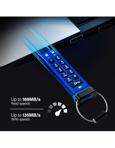 iStorage datAshur PRO 8 GB | Memoria USB Encriptada