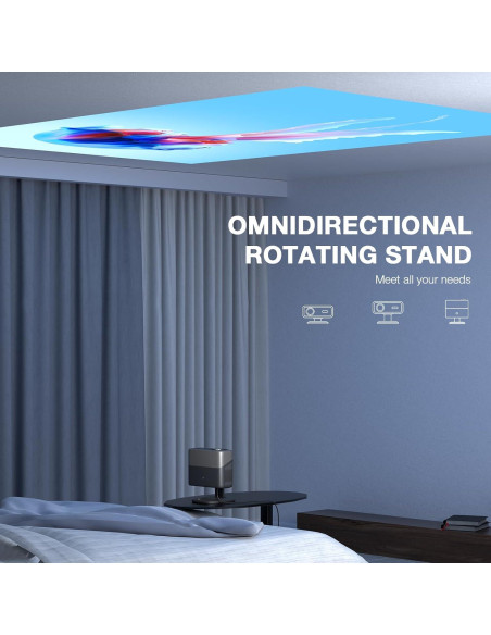 Proyector Inteligente AuKing 4K con Netflix y WiFi 700 ANSI Proyector Inteligente AuKing 4K con Netflix y WiFi 700 ANSI