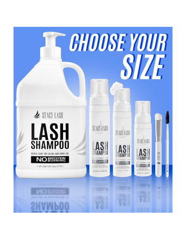 Champú Limpiador para Pestañas Stacy Lash 50ml con Cepillo