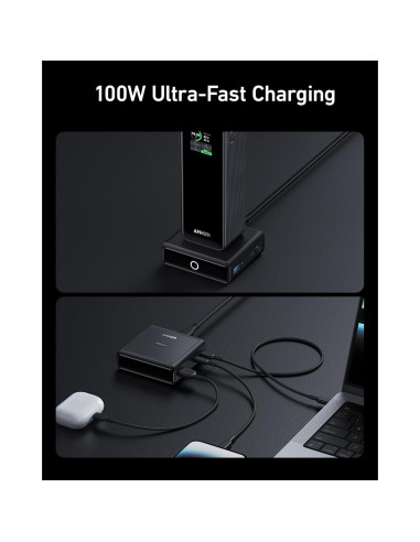 Base de Carga Anker 100W Inalámbrica para Batería Externa