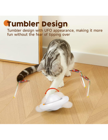 Juguete Electrónico Interactivo para Gatos Potaroma con Mariposa