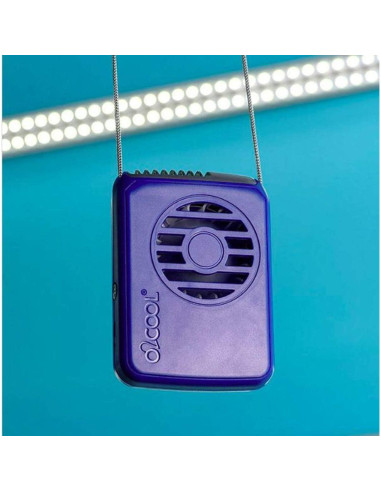Ventilador de Cuello O2COOL Deluxe Portátil Teal