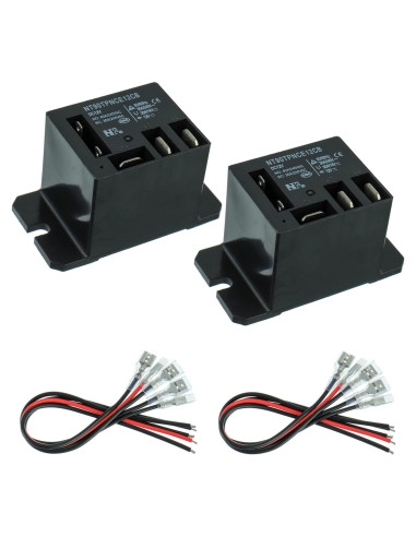 Relé de Potencia EPLZON NT90-DC12V 30A SPDT 240VAC Paquete 2